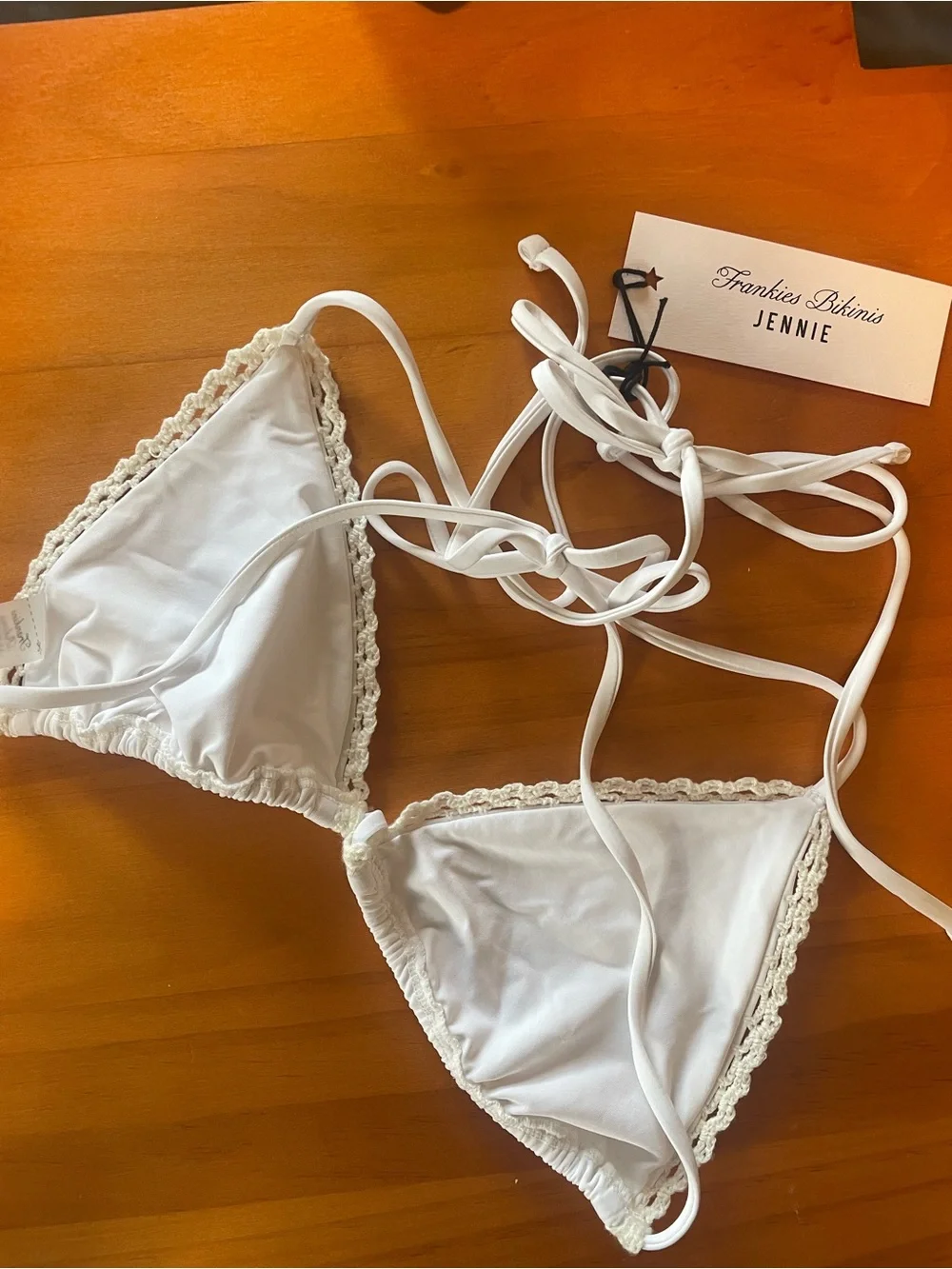 Frankie’s Bikinis x JENNIE Nick Triangle Bikini Top